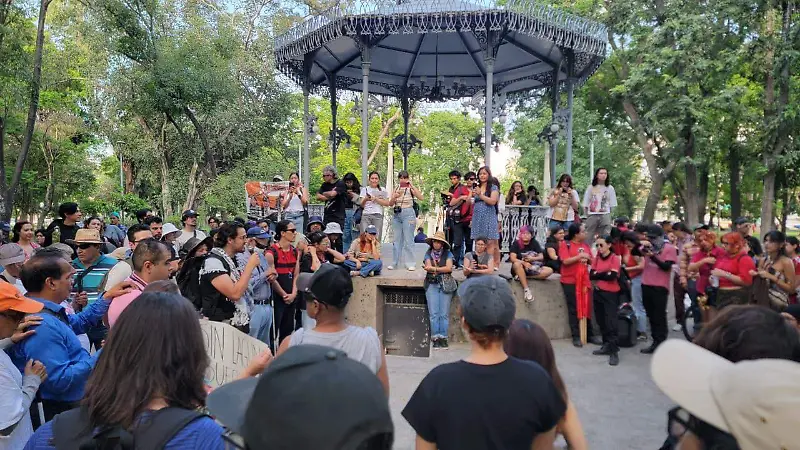 Manifestacion kiosko